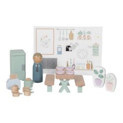 Playset Cucina Per Casa Delle Bambole Azzurra