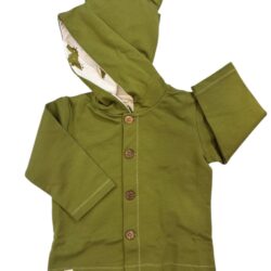 Hoodie Verde Oliva Coccodrillo