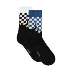 Norman Blue Flames Socks