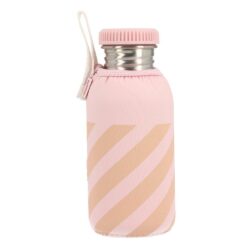 Bottiglia Acciaio Big Stripes Pink