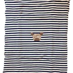 Copertina Culla Riga Verdlù/Verde Pino