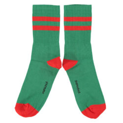 Calze Verdi/Righe Rosse