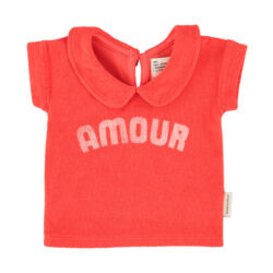T-shirt Colletto “Amour” Baby