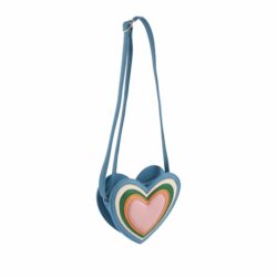 Borsa Heart Gemstone Stripe