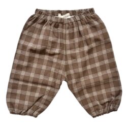 Pant Nocciola Check