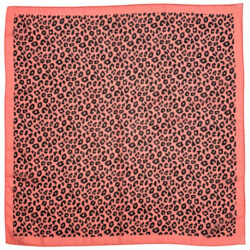 Chiffon Bandana Pink Animal Print