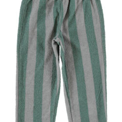 Jogging Pants Grey & Green Stripes