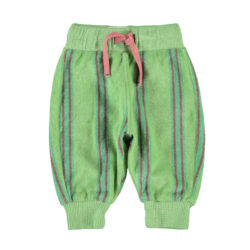 Jogging Pants Green Double Stripes